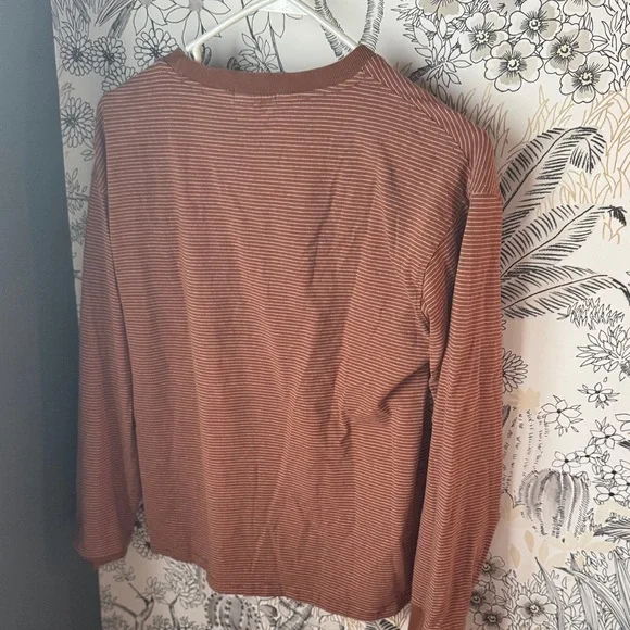 Mod Ref Tan Striped Shirt - Picture 3 of 5